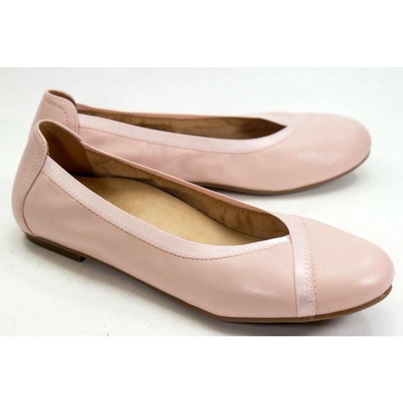 VIONIC Spark Caroll Womens US 8 Light Pink Ballet Leather Flats Comfort Classic - Picture 2 of 12